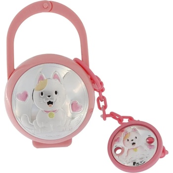 Image 1 of Кутийка с клипс за залъгалка - коте (ae0443-r)