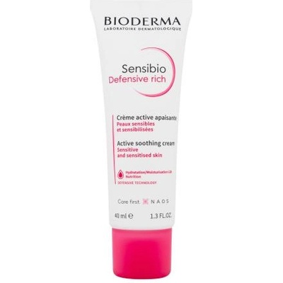 Sensibio Defensive Rich Active Soothing Cream успокояващ крем за чувствителна кожа 40 ml за жени