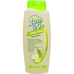 Wash&Go шампоан за коса, Кокосова вода, 750мл
