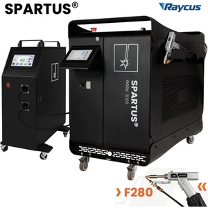SPARTUS Лазерна заваръчна машина SPARTUS Easy 3000 с двойно подаващо устройство за тел (LASER-EASY3000-PAK2A) Заваръчен апарат