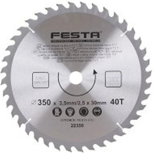 FESTA Циркулярен диск festa sk 350 × 3, 5 × 30 мм, 40 зъба