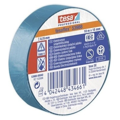 Tesa 95392 Páska izolačná 15 mm x 10 m modrá