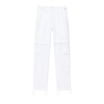 Pull&Bear Карго панталон бяло, размер XS