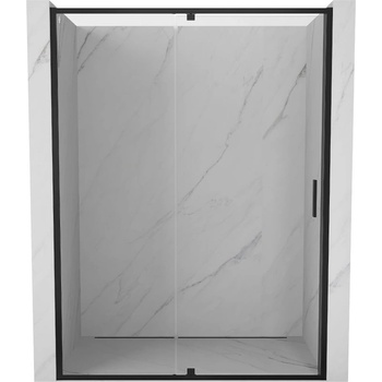 Mexen Exo врати за душ кабина, отваряеми, 140 см, прозрачни, черни - 819-140-000-70-00 (819-140-000-70-00)