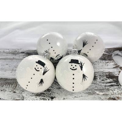 Okrasa Čadca Christmas baubles 26/2025/8/4pcs - snowmen