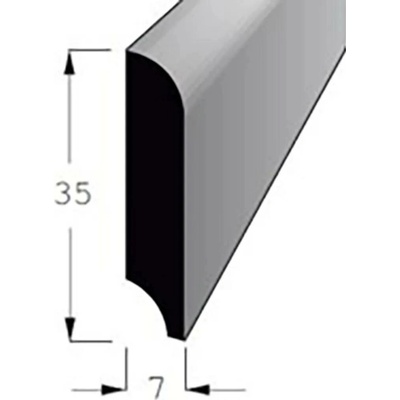 Lišta podlahová dub 35x7mm délka 240cm