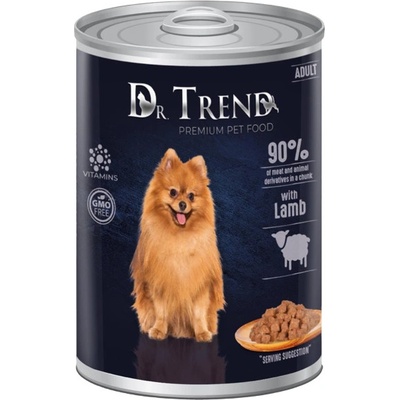 DR. TREND Lamb in delicate sauce for adult dogs of all breeds. 400 g