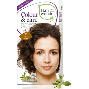 Hairwonder Colour & Care Bio prírodná dlhotrvajúca farba na vlasy 5 Light Brown - svetlo hnedá