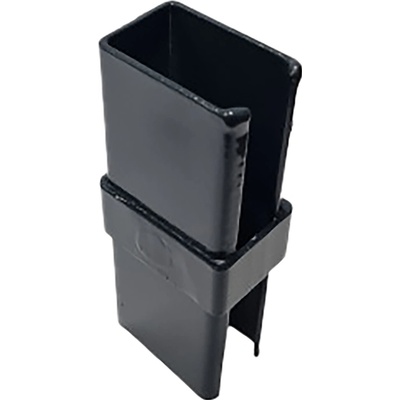 Nástavec hranatého plotového sloupku 60x40 mm, antracitový