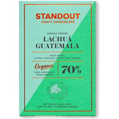 Standout Chocolate 70% hořká Lachuá Guatemala BIO 50 g