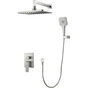 Inter Ceramic Месингов смесител за вграждане 8123191brush nickel (8123191brush nickel)