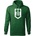 DRAGOWA мъжки суитшърт с качулка Army Boy, зелен, 320г/м2 (5720)