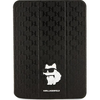 KARL LAGERFELD Калъф Karl Lagerfeld KLFC11SAKHPCK за iPad 10.9"", черен / черен, Saffiano Monogram Choupette (KF001592-0)