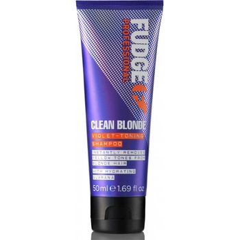 Fudge Clean Blonde Toning Violet Shampoo 50 ml