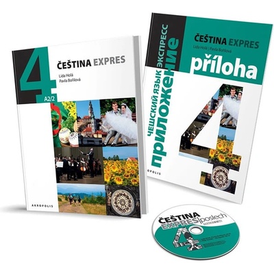 Čeština Expres 4 (A2/2) ruská + CD - Bořilová Pavla, Holá Lída,