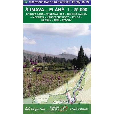 Šumava Pláně 1:25 000 / 66 Turistické mapy pro každého