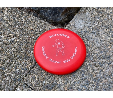 Discgolf - putter červená