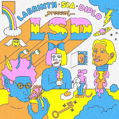 LSD Labrinth Sia & Diplo Present LSD 5th Anniversary Coloured Re-Issue Vinyl LP