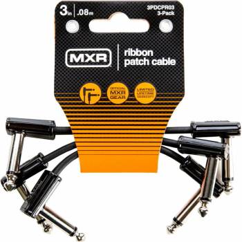 Dunlop MXR 3PDCPR03 Ribbon Patch Cable 3 Pack 8 cm Ъглов - Ъглов Пач кабел (3PDCPR03)