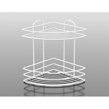 Tekno-Tel ПОСТАВКА ЗА БАНЯ tekno tel bk-022w 2 нива/ъгъл бяло (7777150047)