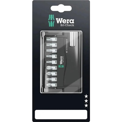 Wera Sada bitů Bit-Check 10 Universal 5 SB 10 dílů 073416