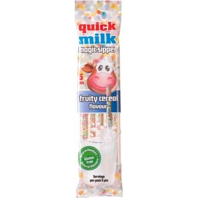 Quick Milk Magická brčka do mléka ovoce a cereálie 30 g