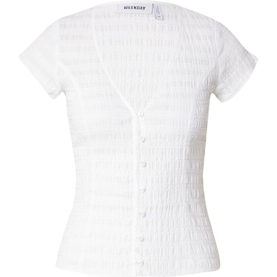 Weekday Блуза 'Vivi' бяло, размер 40