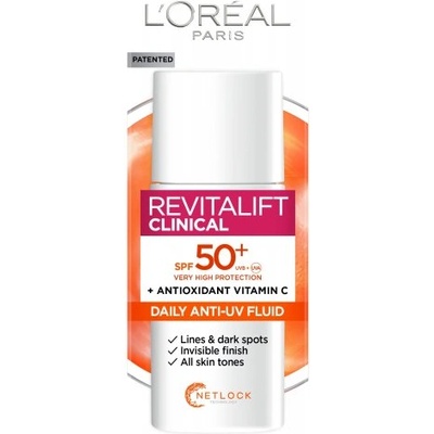L'Oréal Revitalift Clinical Vitamin C - Kрем за лице SPF50, 50мл