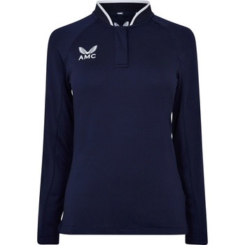Castore Дамска блуза с яка Castore Long Sleeve Polo Top Womens - Navy/White