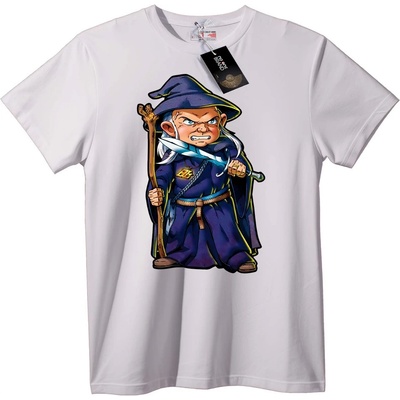 NOONEBRAND Тениска магьосник воин - 6XL, White
