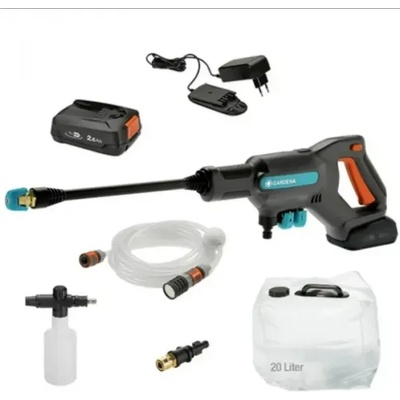 Gardena Акумулаторна водоструйка Gardena AquaClean 24/18V P4A Premium / 18 V/ 2.5 Ah (14800-31)