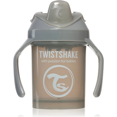 Twistshake Training Cup Grey преходна чаша 4 m+ 230ml