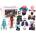 LEAN Toys Magnetic Blocks Space Rocket Set 56 pieces. Magnetic Rocket Mix