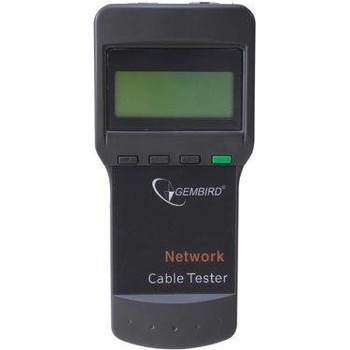 Gembird Zkoušečka kabelů Digital network cable tester RJ45 (Cat 5E, 6E, coaxial, telephone)