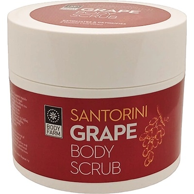 Bodyfarm Hellas Body scrub Santorini Grape telový peeling 200 ml