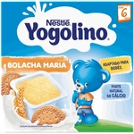 Nestle YOGOLINO Млечен десерт Бисквита 6+м, 4x100г