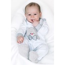 Luxusní kojenecké dupačky New Baby Honey Bear s 3D aplikací