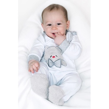 Luxusní kojenecké dupačky New Baby Honey Bear s 3D aplikací