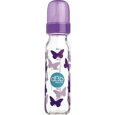 dBb Remond skleněná lahvička fialová 240 ml