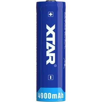 XTAR Акумулаторна батерия Xtar, 21700, 3.6V, 4900mAh, Li-Ion, 1бр (B-XTAR-BL-21700-4900)