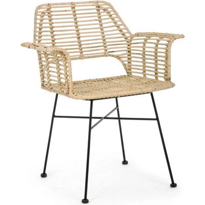 Bizzotto ТУНАС СТОЛ ОТ ЕСТЕСТВЕН МАТЕРИАЛ С ПОДЛАКЪТНИЦИ (0691610)