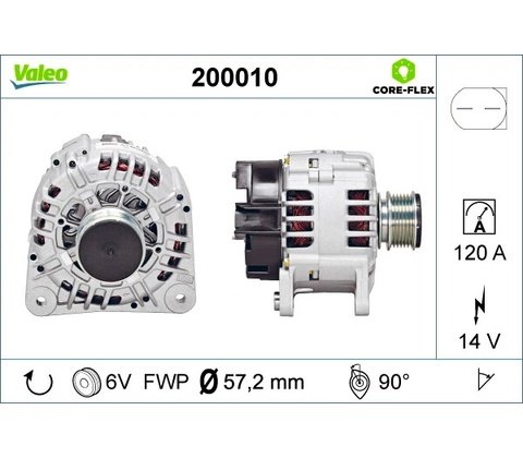 Alternátor VALEO 200010