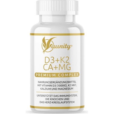 Aunity D3+ K2 CA+MG Premium Complex 60 kapsúl