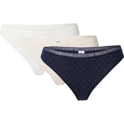 Tommy Hilfiger Underwear Стринг бежово, синьо, бяло, размер XL