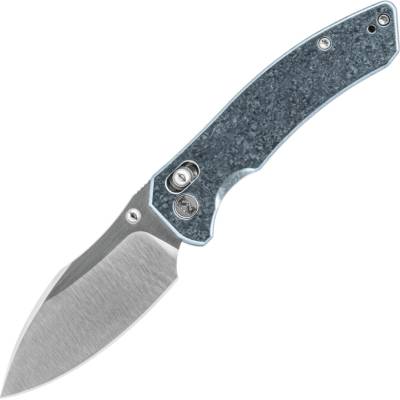 Miguron Knives Norsa 3.07 Elmax satin blade crystal titanium handle MGR634ABJBU