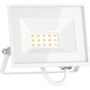 Mexen Luxpro+ LED прожектор, 10W, Студена - 6500K, 1100 lm, бял - L231-010-65-20 (L231-010-65-20)