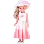 Jokomisiada Elegant Stylish Doll in Hat with Long Blonde Hair ZA5314