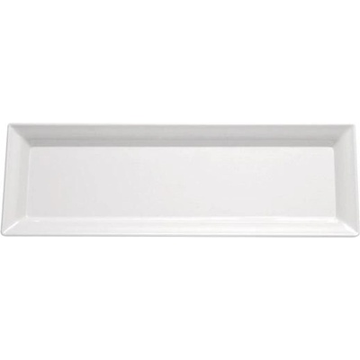 APS Servírovací tác obdélníkový z melaminu 355x180 mm bílý Pure bílá
