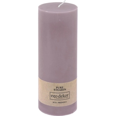 Ego dekor Лилава приятелска свещ, време на горене 60 ч. Eco - Eco candles by Ego dekor (ZBC-3771071)