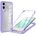 Techsuit Калъф Techsuit ColorVerse + защитно фолио за Samsung Galaxy S25 Edge - Лилав KP37018